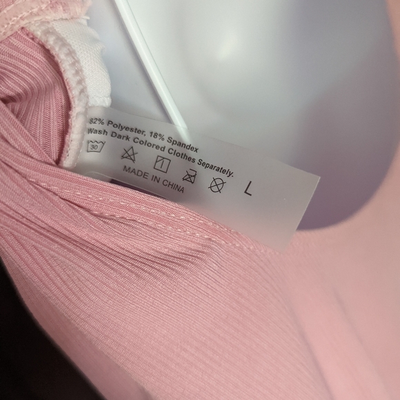 Pink One Piece Swimsuit - Picture 5 of 6